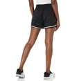 thumbnail image 2 of DKNY Women's High Waist Logo Tape Bike, Black Basketball MESH 3" Short, Small, 2 of 2