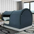 thumbnail image 1 of LEEDOR Bed Tent Dream Tents Bed Canopy Shelter Cabin Indoor Privacy Warm Breathable Pop Up Bunk Twin Size for Kids and Adult Patent Pending PitchBlack(Mattress Not Included), 1 of 5