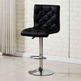 thumbnail image 1 of Heavenly Collection Black Leather Adjustable Stool, 1 of 6