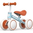 thumbnail image 1 of allobebe Baby Balance Bike for 1 Year Old, Toddler Balance Bike, No Pedal Infant 4 Wheels Baby Walker First Birthday Gift, Mini Bike for 12-36 Months, 1 of 5