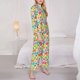 thumbnail image 3 of Balery colorful easter eggs Conjunto de Pijama con Estampado para Mujer, Conjunto de Dos Piezas con Manga Larga, Ropa de Dormir Suave con Bolsillos, Pijamas Cómodos-Medium, 3 of 7
