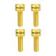 thumbnail image 1 of Eigraketly Pernos de fijación de freno de disco para bicicletas de carretera, tornillos de abrazadera de frenado de ciclismo, accesorios de piezas de Ciclismo Oro Eigraketly OD028229-01, 1 of 6