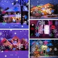 thumbnail image 2 of Morttic Christmas Snowflake Projector Lights Outdoor, Dynamic Snowfall Projector Lights Led Decorative Light for Garden House Party Indoor House Xmas Holiday New Year Decoration Wall Patio Projector, 2 of 10