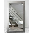 thumbnail image 1 of American Custom Made Vintage Home Silver 32 x 71 Floor Mirror, 1 of 3