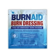 MAGID MP3060 Burn Aid Burn Dressing, 0.5" x 10 yd, White, 4" x 4"
