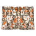 thumbnail image 7 of Yayeee Kitchen Curtains Tier Pair Light Filtering 27"x24" Rod Pocket Short Cafe Window Panel, Rustic Floral, 7 of 7