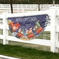 2024 Newhalf Fan Flag Banner Christmas Flag Outdoor Bunting Banner for
