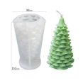 thumbnail image 4 of Molde de cera de árbol de Navidad para decoración del hogar, vela perfumada hecha a mano de silicona, DIY, yeso, resina, adorno, 4 of 4