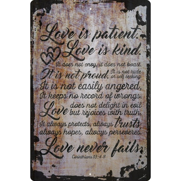 Love Is Patient Wall Art