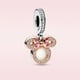 thumbnail image 3 of Disney-abalorio de plata de ley 925 para mujer, dije con forma de corazón, Bella, compatible con pulsera pandora original, joyería, regalo de amor, 3 of 4