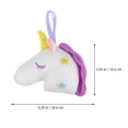 thumbnail image 2 of 2pcs Mesh Exfoliating Sponges Unicorn Bath Shower Ball Sponge (White, Pink), 2 of 8