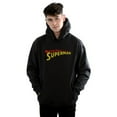 thumbnail image 2 of DC Comics Mens Superman Telescopic Crackle Logo Hoodie, 2 of 5