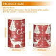 thumbnail image 3 of BZSMCE Flameless Candles LED Lights Christmas Light Red Plaid Pattern with Reindeer Creativity Battery Candles, 3 of 7