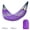 Purple, variant on Outdoor Travel Camping Sport Hammock, Outdoor Sport Hammock Net Mesh Nylon Rope Sleeping Bed Swing with Hooks for Garden Beach Yard Travel By GUIREN