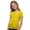 Yellow*, variant on OSOLU Boys T-Shirt V Neck Solid Color Short Sleeve Plain Minimalist Youth Outdoor Casual Tops Yellow
