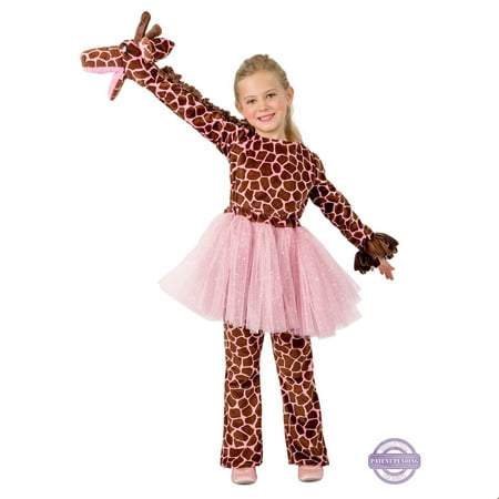 Girls Playful Puppet Giraffe Costume