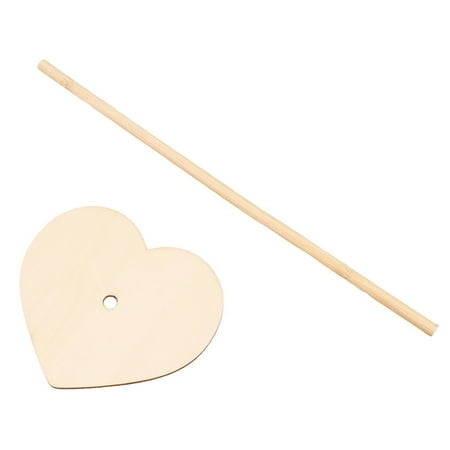 

3pcs Wooden Donut Display Stand Unique Shaped Doughnuts Stand Holder Candy Sweet Cart Display Board with Stick for Weddings Birthday Party (Khaki Heart Pattern)