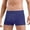 Blue, variant on TMOYZQ Mens Underwear Boxer Briefs Breathable Short Leg Athletic Trunks Underwear Cotton No Fly Boxers