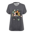 thumbnail image 3 of Generic Women's Plus Size Short Sleeve Tee Shirt V Neck Basic Ladies Loose Fit T Shirt, 3 of 3