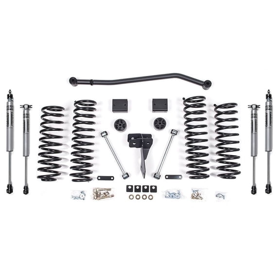 Zone Offroad 4" Coil Spring Lift Kit,Fox 2.0 Shocks,99-04 Grand Cherokee Wj 4WD