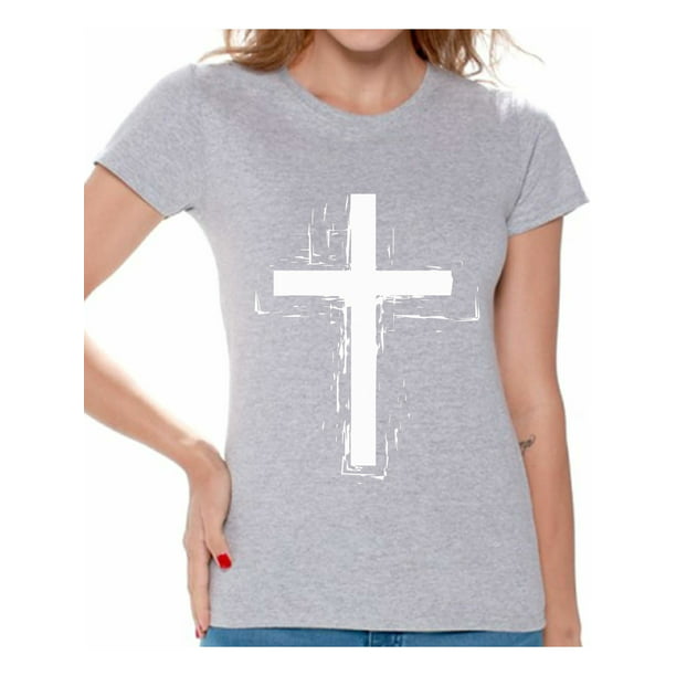 Awkward Styles - Awkward Styles Cross T Shirt for Women Christian Cross ...