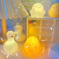 thumbnail image 3 of Mosey Night Lamp Adorable Appearance Rechargeable Soft Lighting Flicker Free Eye Protection Decorative Vinyl Cartoon Chick LED Bedside Lamp Room Decor Bedroom Supplies, 3 of 7