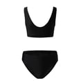 thumbnail image 4 of Trajes de Baño de Bikini de Mujer sin Mangas Set Acolchado de Empuje Sólido, Trajes de Baño de Bikini de Mujer Sexy Y de Apoyo, 4 of 4