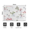 thumbnail image 5 of White Christmas Snowman Pattern Door Rugs,Washable Non Slip Door Mats Indoor,Decorative Door Mats,Entry Mat Indoor for Entrance,Bedroom,Kitchen,Bathroom,16"x24", 5 of 6