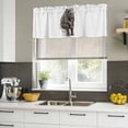thumbnail image 5 of 2 Pack Valances for Windows, Funny Elephants Window Valances for Living Room/Bedroom/Bathroom, Cute Art Fun Lovely Animals on Toilets Light Filtering Kitchen Curtain Valance 42"W x18" L, 5 of 9