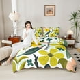 thumbnail image 4 of Homewish Retro Rustic Flower Bedding Comforter Set,Country Floral Twin Comforter Sets,Green Yellow Bedding Set For Girl Kids,Luxury Bedroom Decor Reversible,2 Pieces, 4 of 8