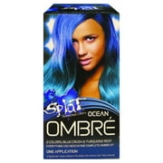 Splat Hair Color Ombre Ocean Ocean Blue Turouoise