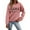1-Pink, variant on Women Mama Sweatshirt Oversized Crewneck Funny Mom Letter Print Long Sleeve Pullover Tops Fall Lightweight Shirts