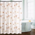 thumbnail image 4 of Cortina de ducha impermeable para baños de 180 cm x 180 cm, 4 of 8