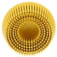 thumbnail image 3 of 3M Surface Conditioning Disc 07525 Scotch-Brite Roloc; Used For Deburring/Blending/Finishing/Polishing/Cleaning/Coating/Defect/Scratch/Rust Removal; Bristle Disc; 2 Inch Diameter; 80 Grit; Yellow, 3 of 5