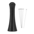 thumbnail image 2 of Espresso Hand Stirrers Tool Coffee Tamper Distributor Aluminum Alloy Handle with Stand Coffee Dispenser for Home Use Shop Cafes Style, 2 of 8