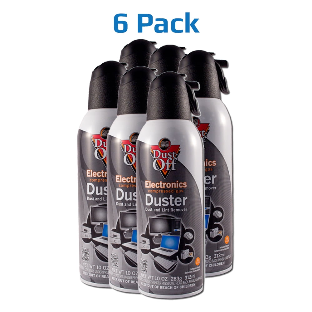 6Pack Falcon DustOff Compressed Air Electronics Lint Duster 10oz