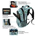thumbnail image 5 of FORMRS Kids School Backpack Elementary Student Unisex Travel Bookbag with Reflective Stripes, Beautiful Leaves Pattern, 5 of 7