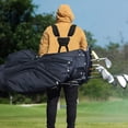 thumbnail image 4 of Cómodas Correas para Bolsa de Golf Correa de Repuesto para Hombro Doble Correas Ajustables para Mochila Azul, 4 of 5