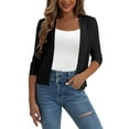 thumbnail image 4 of Traleubie Women's Sweater 3/4 Sleeve Cropped Elegant Shrugs Cardigan for Women, 4 of 7