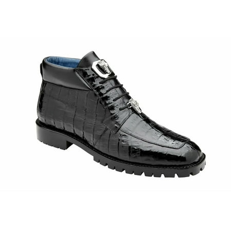 

Belvedere Men s Dress Boot Gallardo Genuine Caiman Crocodile Black U02