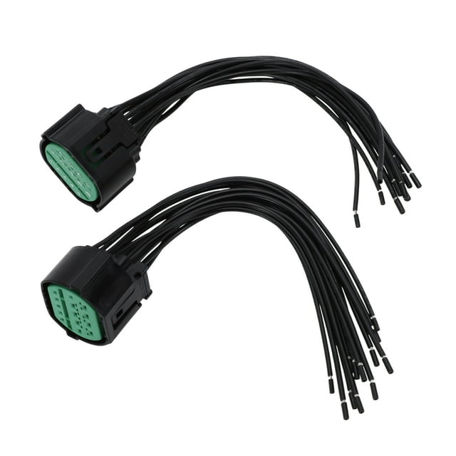 Unique Bargains No.11410653/GL30114021/F33A14 Conjunto de arnés de cableado de faros para Kia Optima 2018-2020 Faros principales Cable de arnés 16cm L 2 Pcs