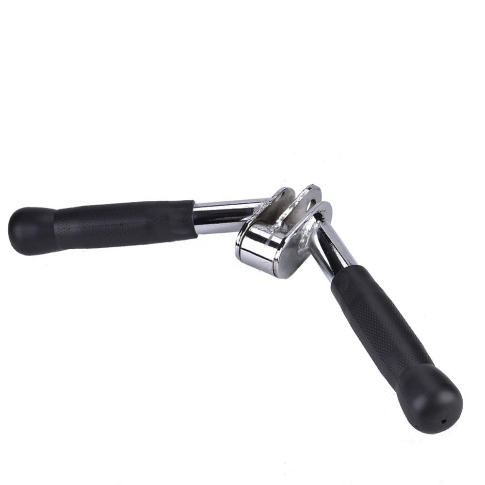 Mgaxyff Durable Steel Tricep Extension Vbar Handle Gym Training