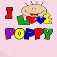 thumbnail image 2 of CafePress - I Love Poppy CUTE Baby/Toddler Onesie - Baby Light Bodysuit, Size Newborn - 24 Months, 2 of 4