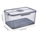 thumbnail image 2 of Caja de pan hermética for encimera de cocina, contenedor de almacenamiento con dial de tiempo y tapa, recipiente for pan sin BPA, 2 of 6