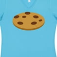thumbnail image 4 of Inktastic Chocolate Chip Cookie Women's V-Neck T-Shirt, 4 of 5