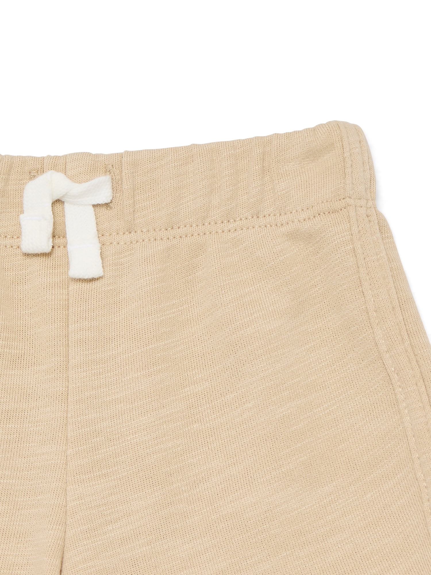 Wonder Nation Baby Boys French Terry Drawstring Shorts, Sizes 0M-24M