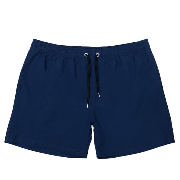 Pantalones Cortos Deportivos de Cuerda Elástica de Cintura Impresa, Pantalones Cortos de Playa Deportivos de Fitness para la Natación Y el Uso Diario Informal