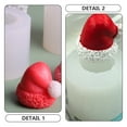 thumbnail image 5 of Dytern Xmas Christmas Hat Chocolate Mold DIY Candle Mold Silicone Fondant Mold Silicone Santa Hat Candy Mold, 5 of 10