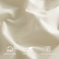 thumbnail image 6 of NICETOWN Velvet Curtains 84 inches Long for Bedroom, Thermal Curtains Solid Heavy Drapes/Window Treatments, Ivory White, 42"x84", 2 Panels, 6 of 8