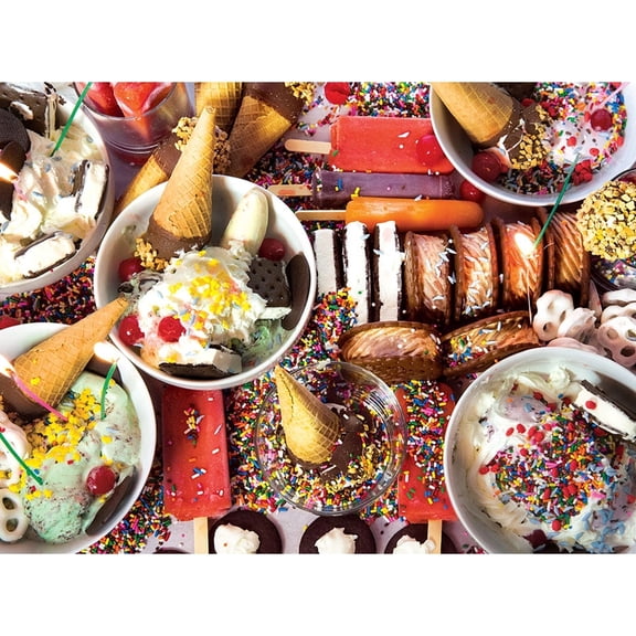 Ice Cream Party 1000 Piece Puzzle,  Dessert by LPF Limited